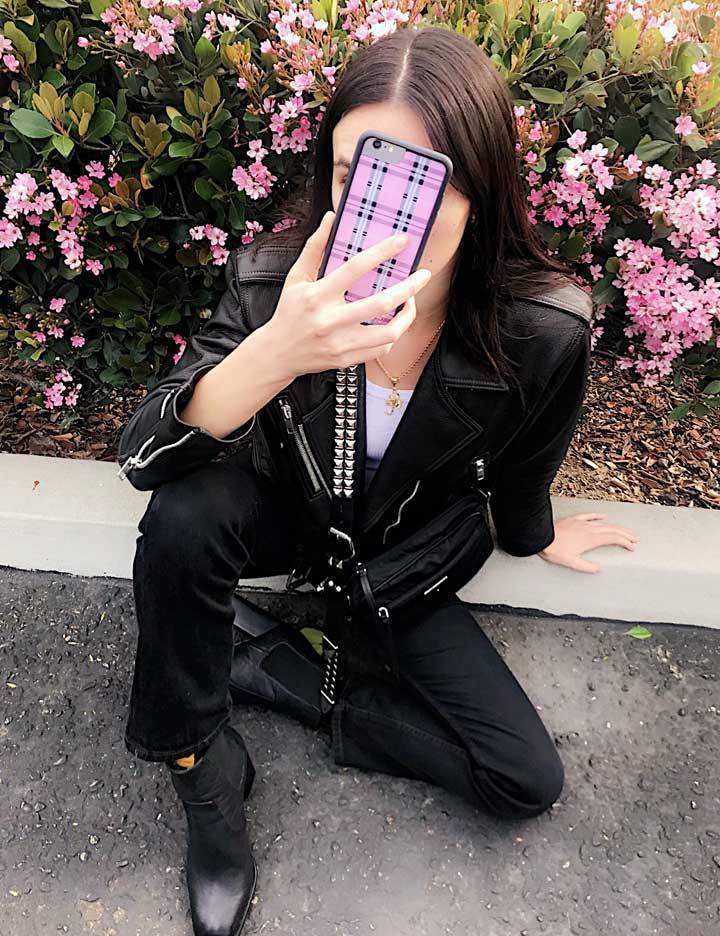 Plaid | Lavender iPhone Case