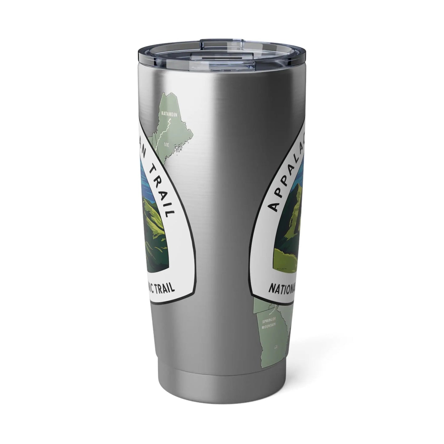 Appalachian Trail Insulated 20oz Tumbler Map Logo