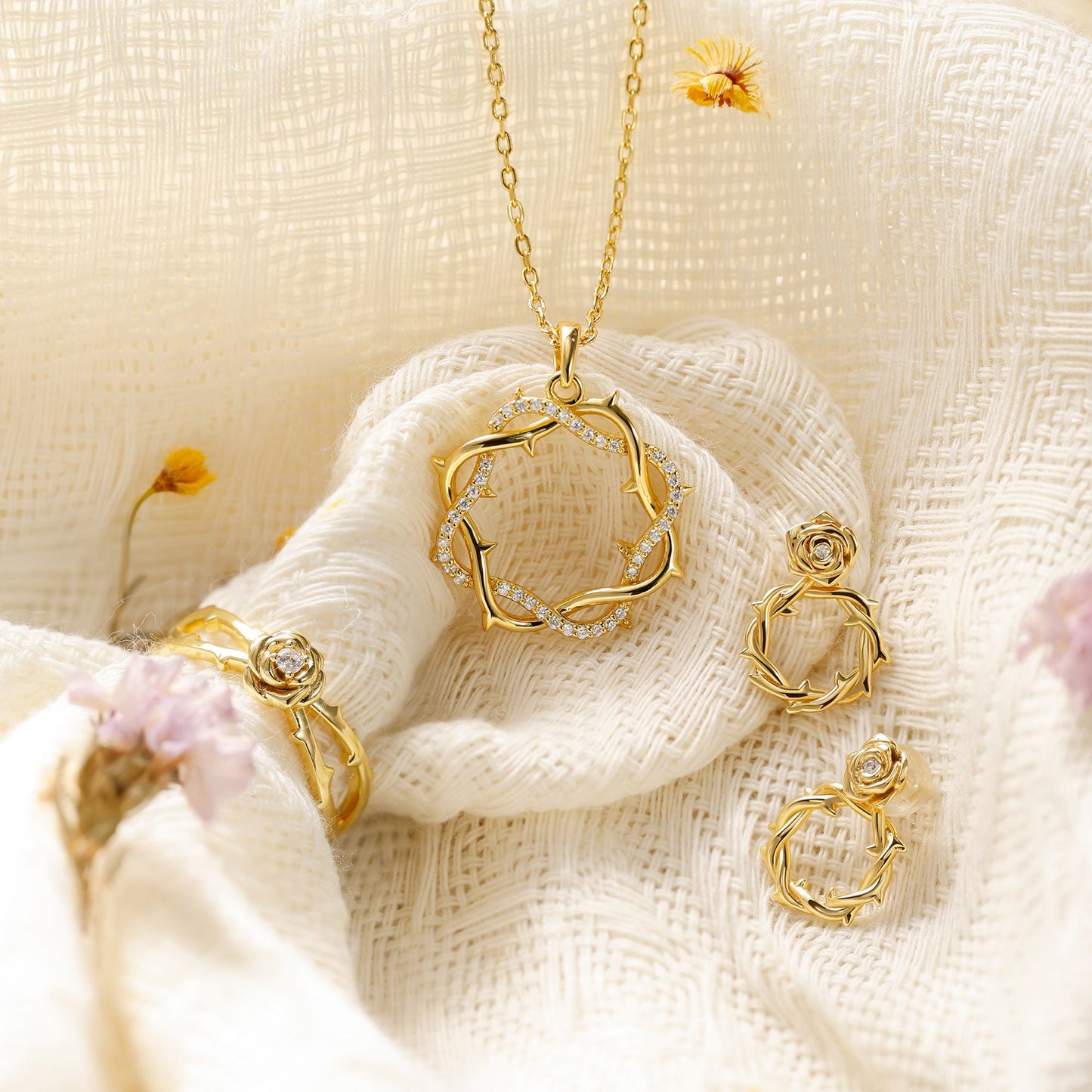 Resilience Thorn Pendant Necklace