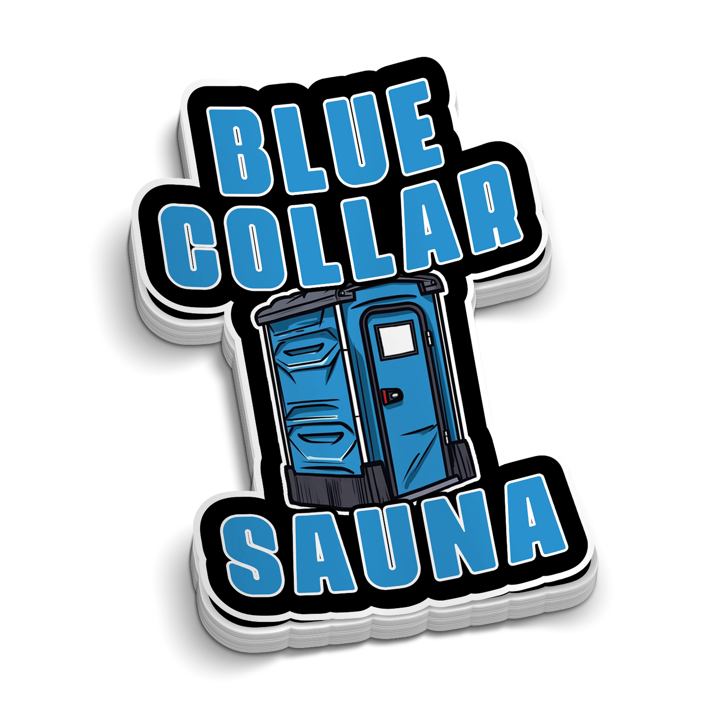 Blue Collar Suana - Hard Hat Decal