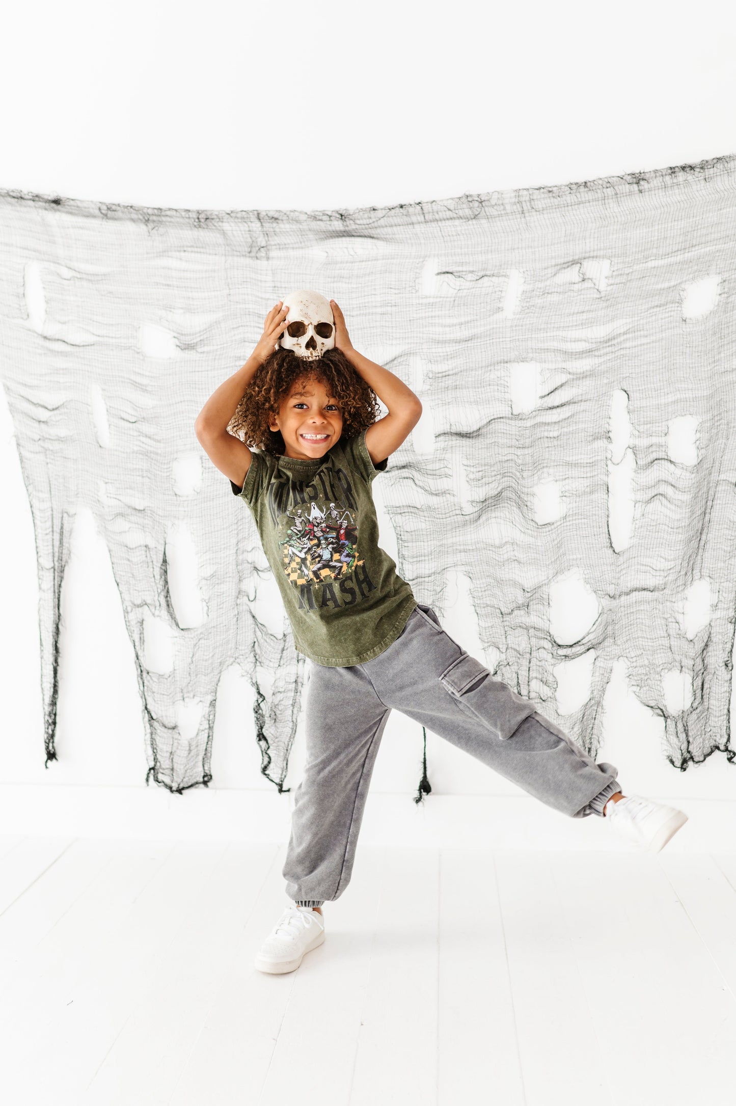 Smoulder | Vintage Cargo Joggers for Kids and Toddlers