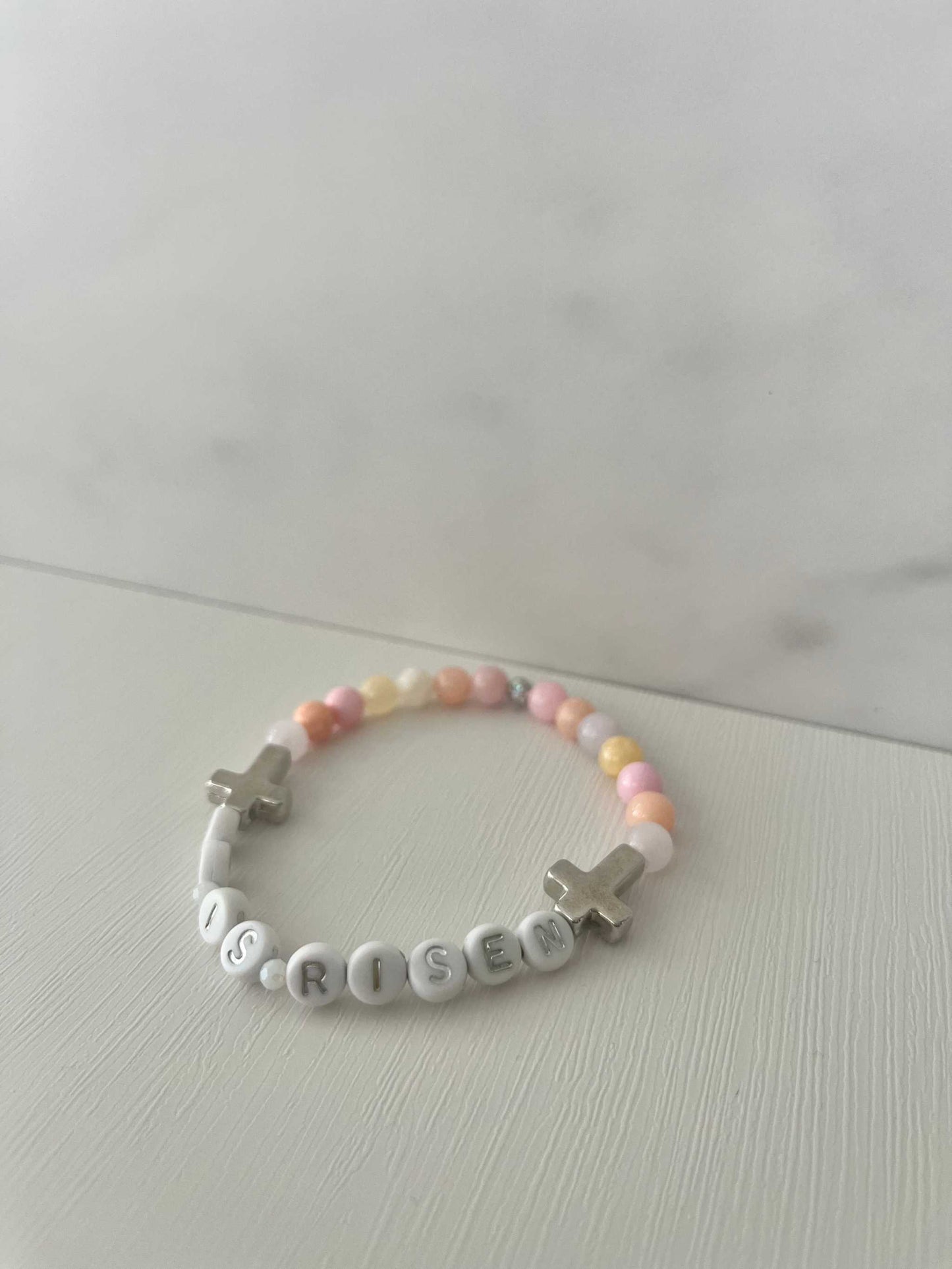 He Is Risen Bead Bracelet – Handmade Christian Jewelry