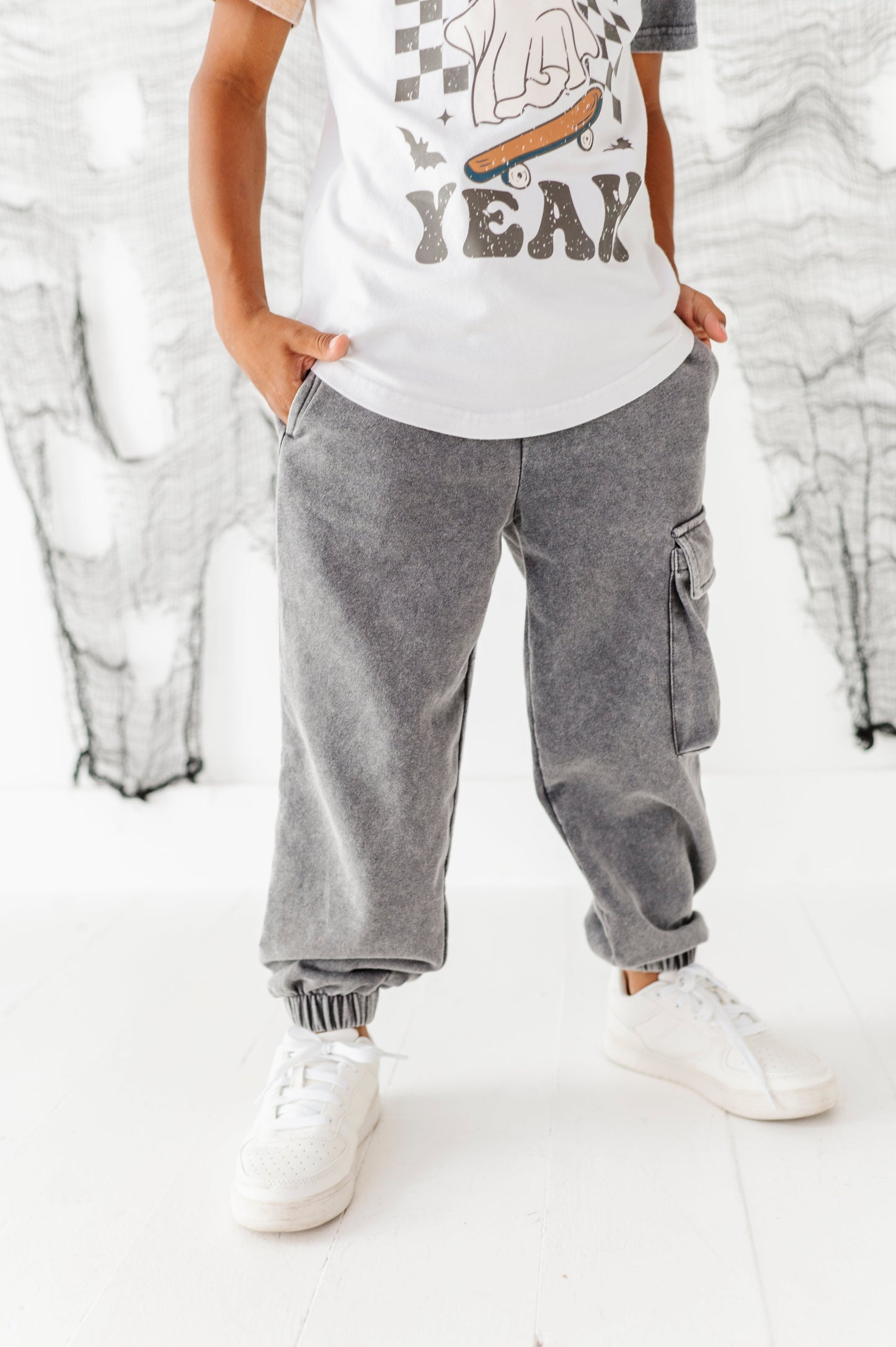 Smoulder | Vintage Cargo Joggers for Kids and Toddlers