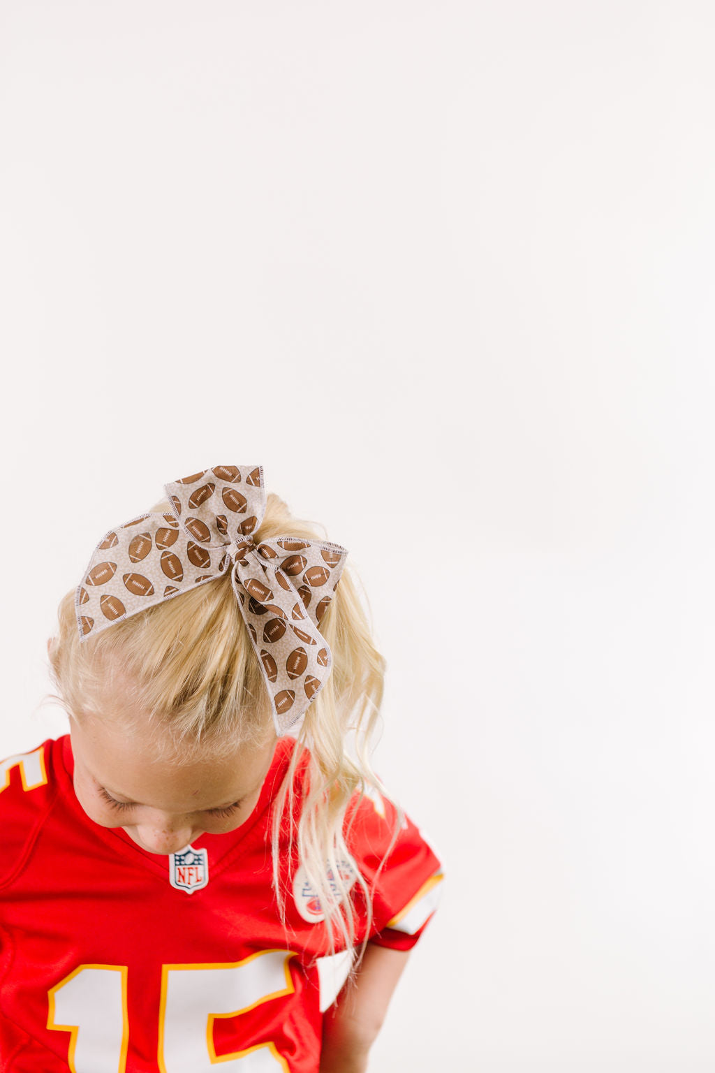 Leopard Football Oversized Game Day Bow