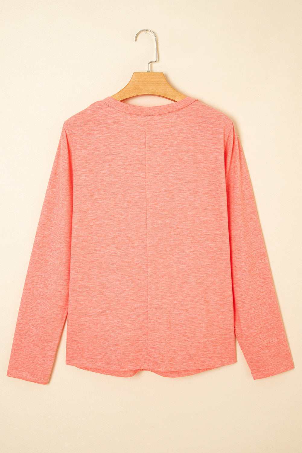 Emery Floral Patchwork V Neck Long Sleeve Top