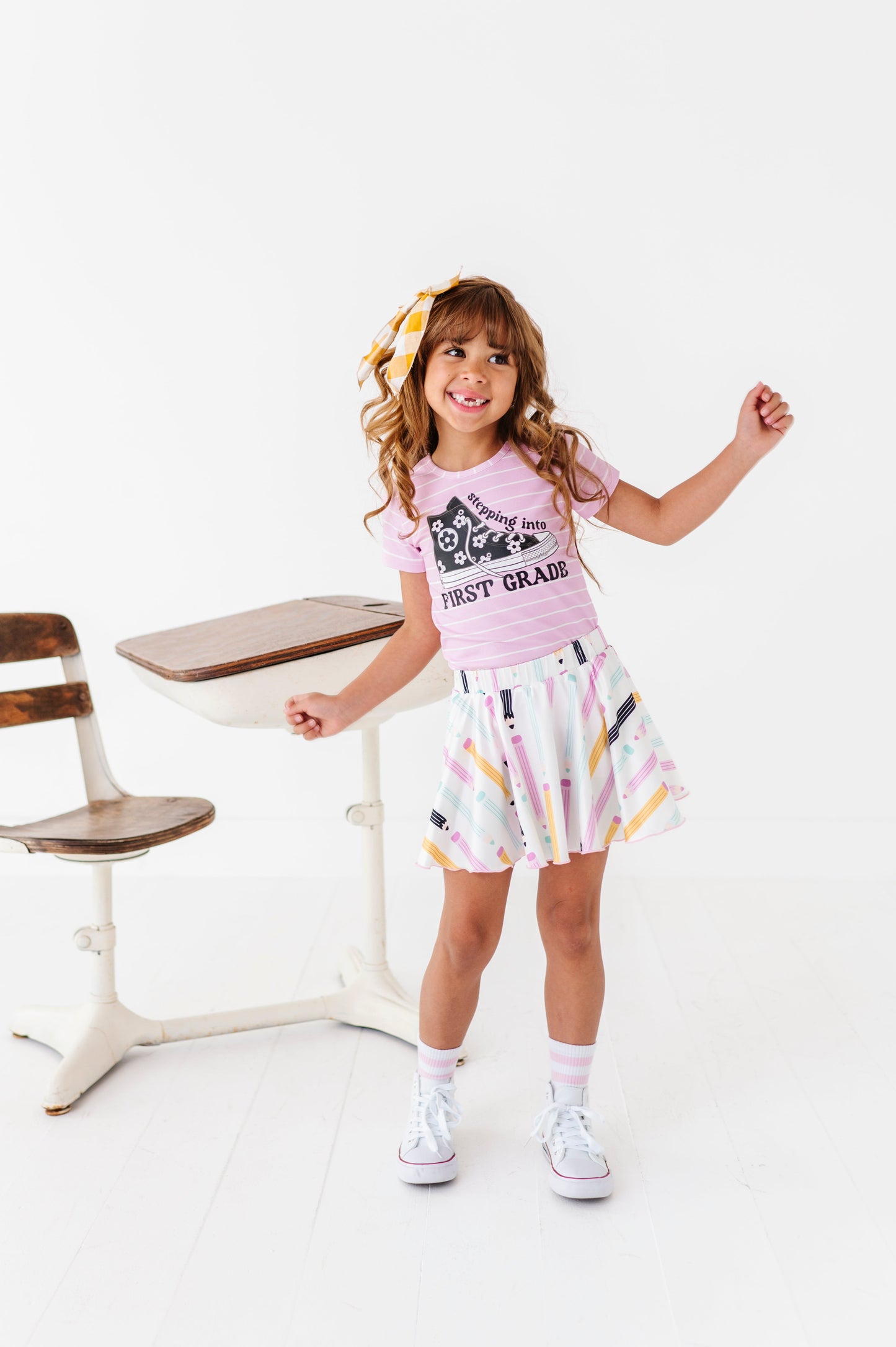Pretty Pencils Spin Skort