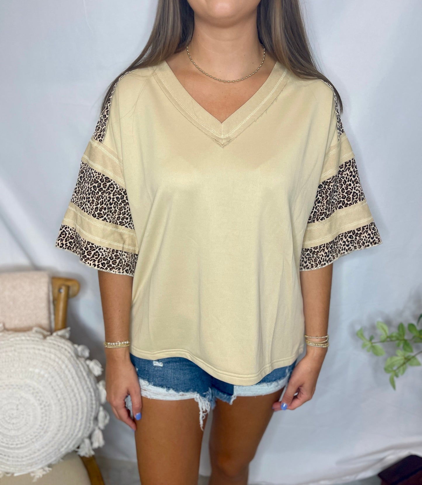 The Leopard French Terry Top