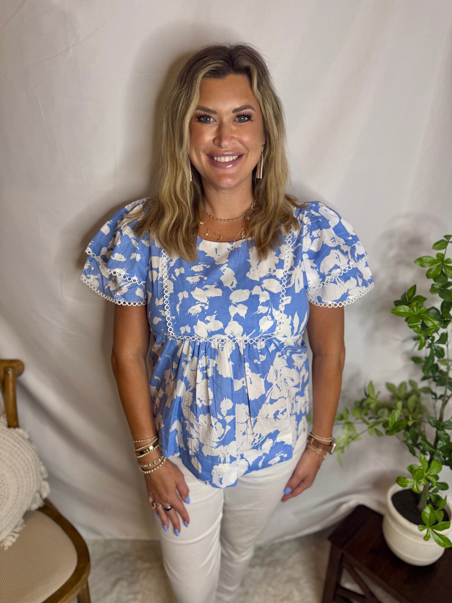 The Flirty Floral Top