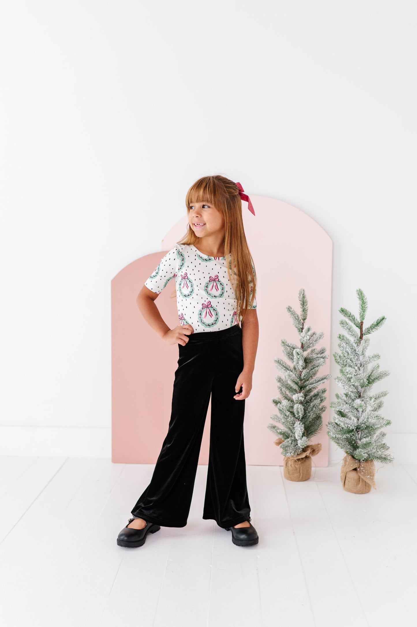 Black Velvet | Wide-Leg Pants