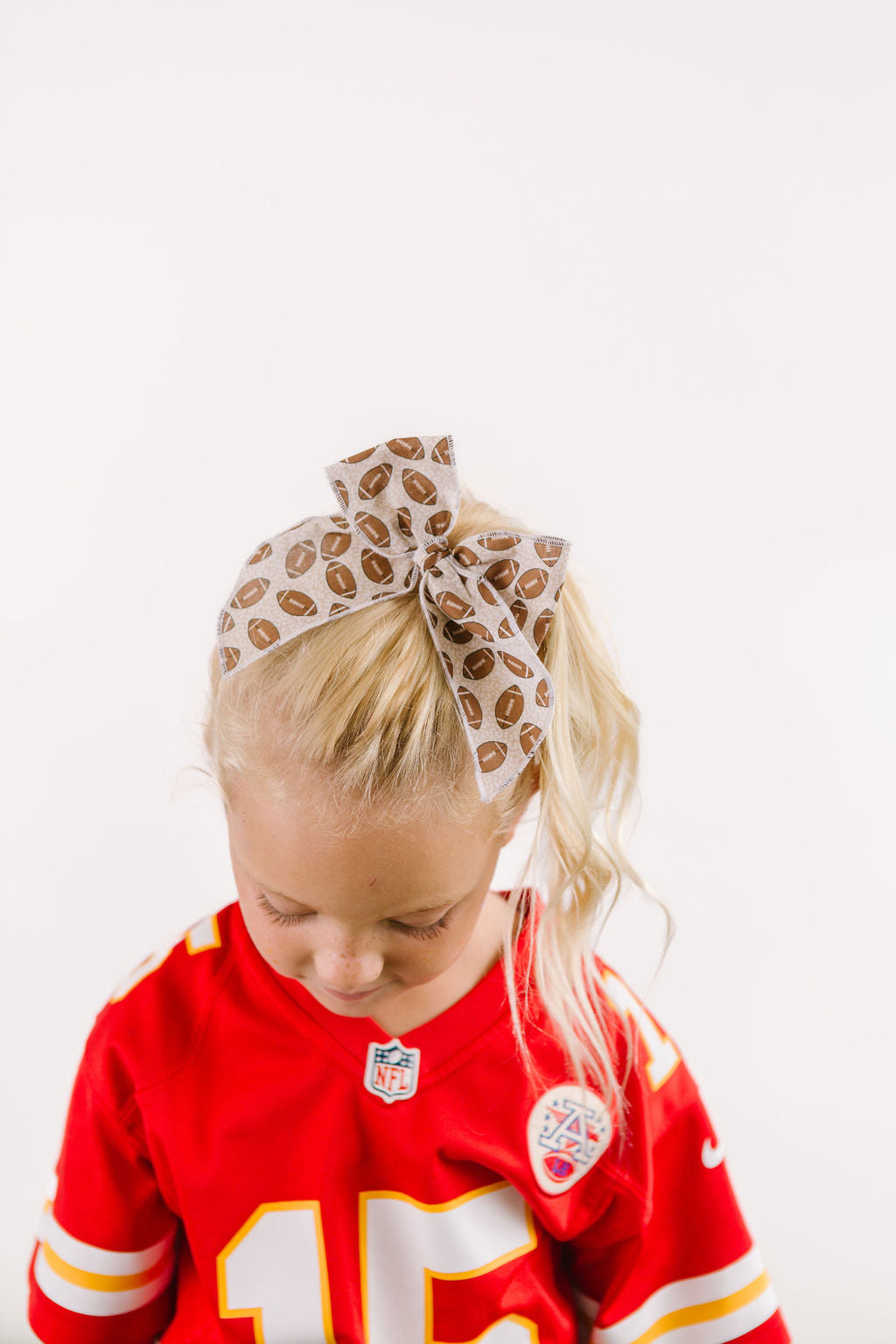 Leopard Football Oversized Game Day Bow