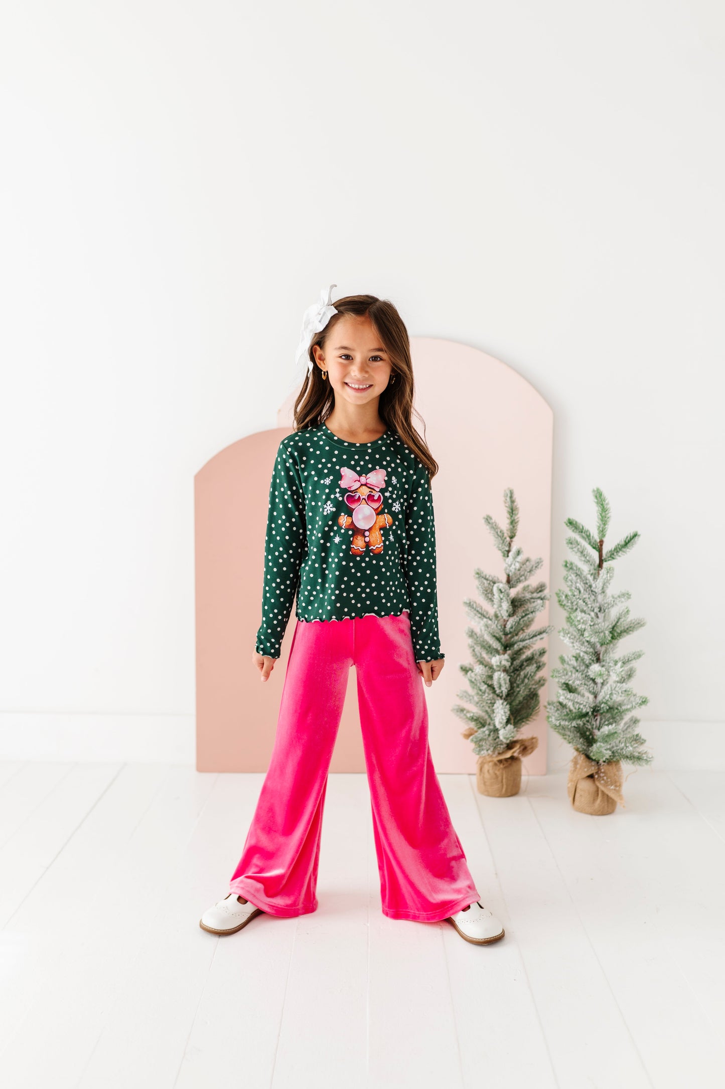Hot Pink Velvet | Wide-Leg Pants
