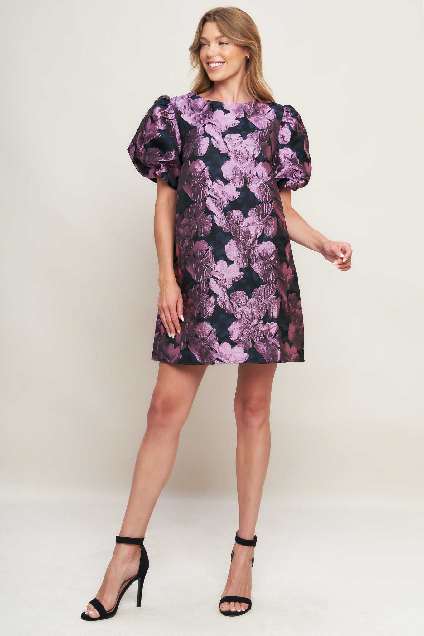 PARTY PERFECT WOVEN MINI DRESS