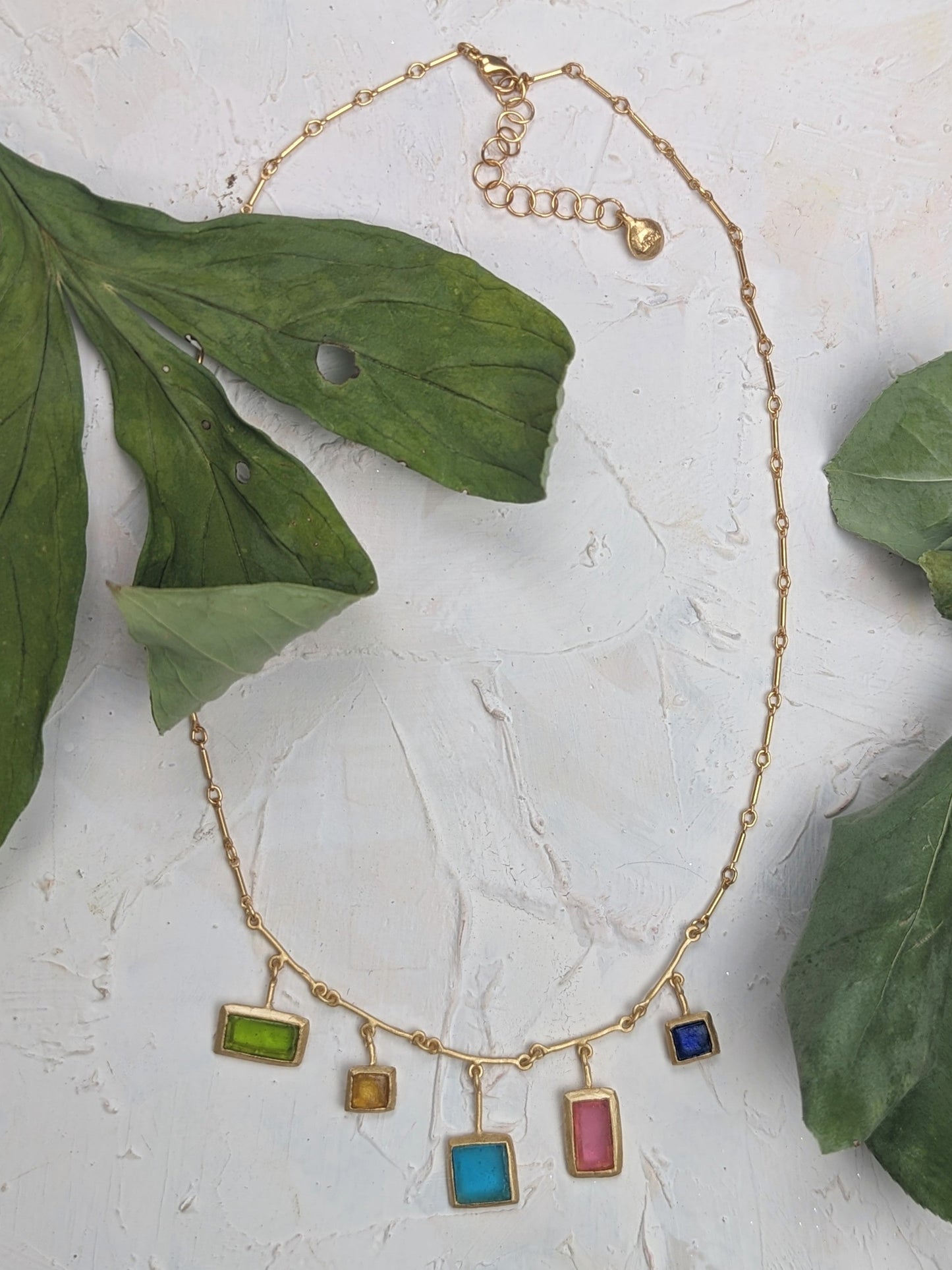 Mosaic Bar Necklace