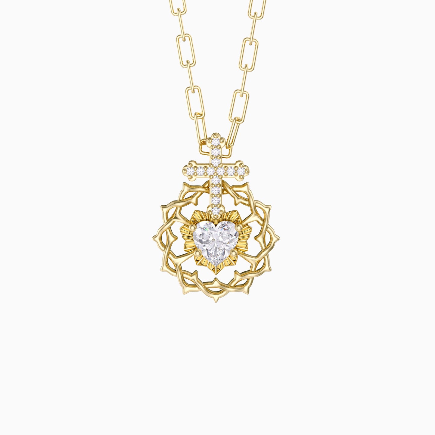 The Sacred Heart Pendant Necklace