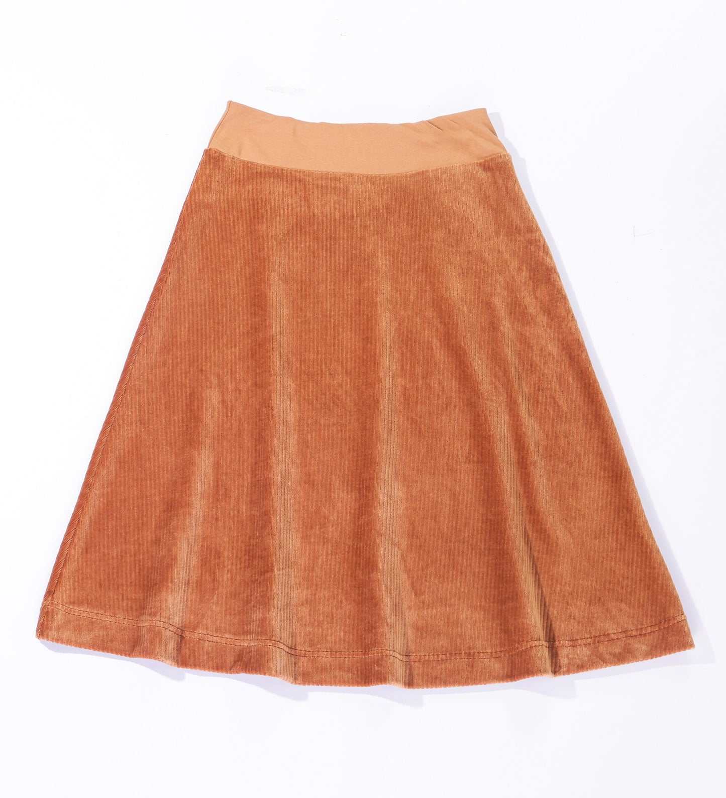 Ribbed Velour Tiered Short Skirt