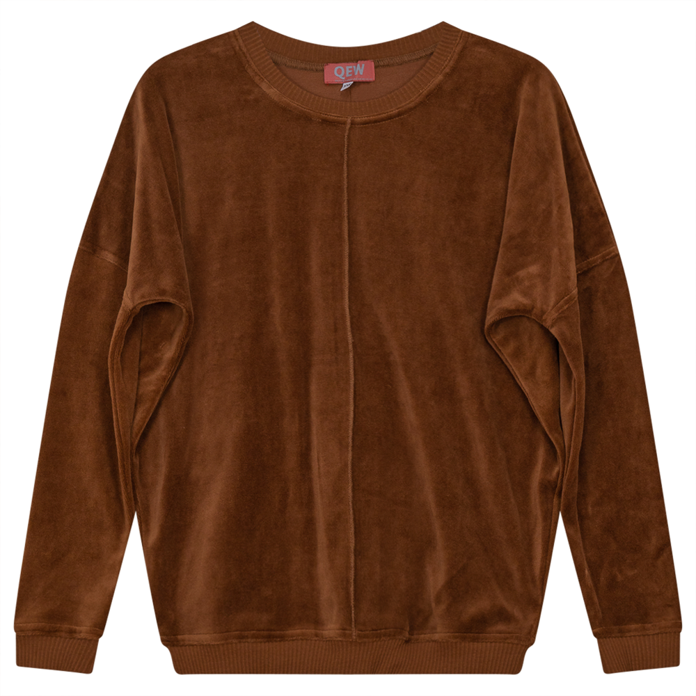 Velour Balloon Sweatshirt