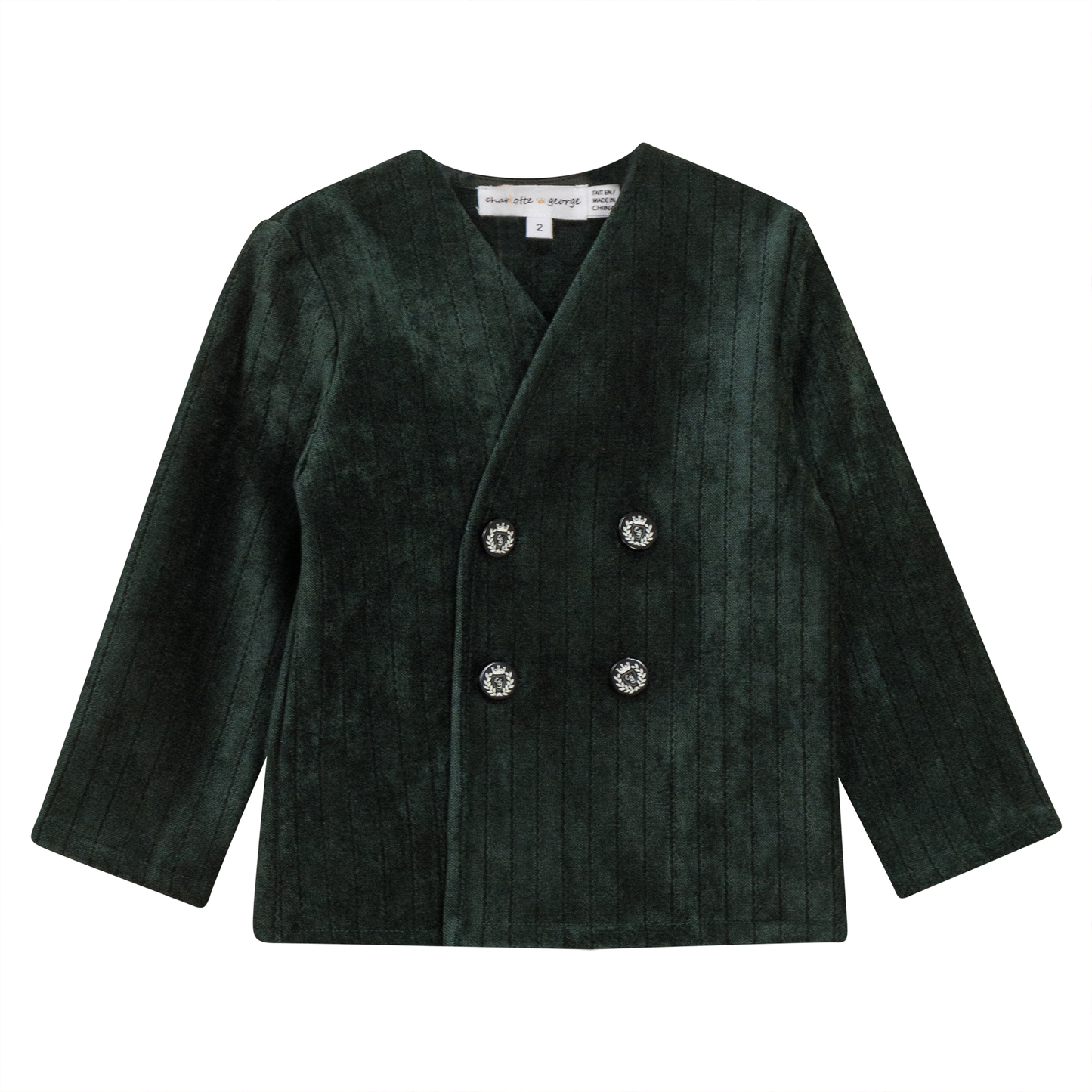 Striped Velour Jacket
