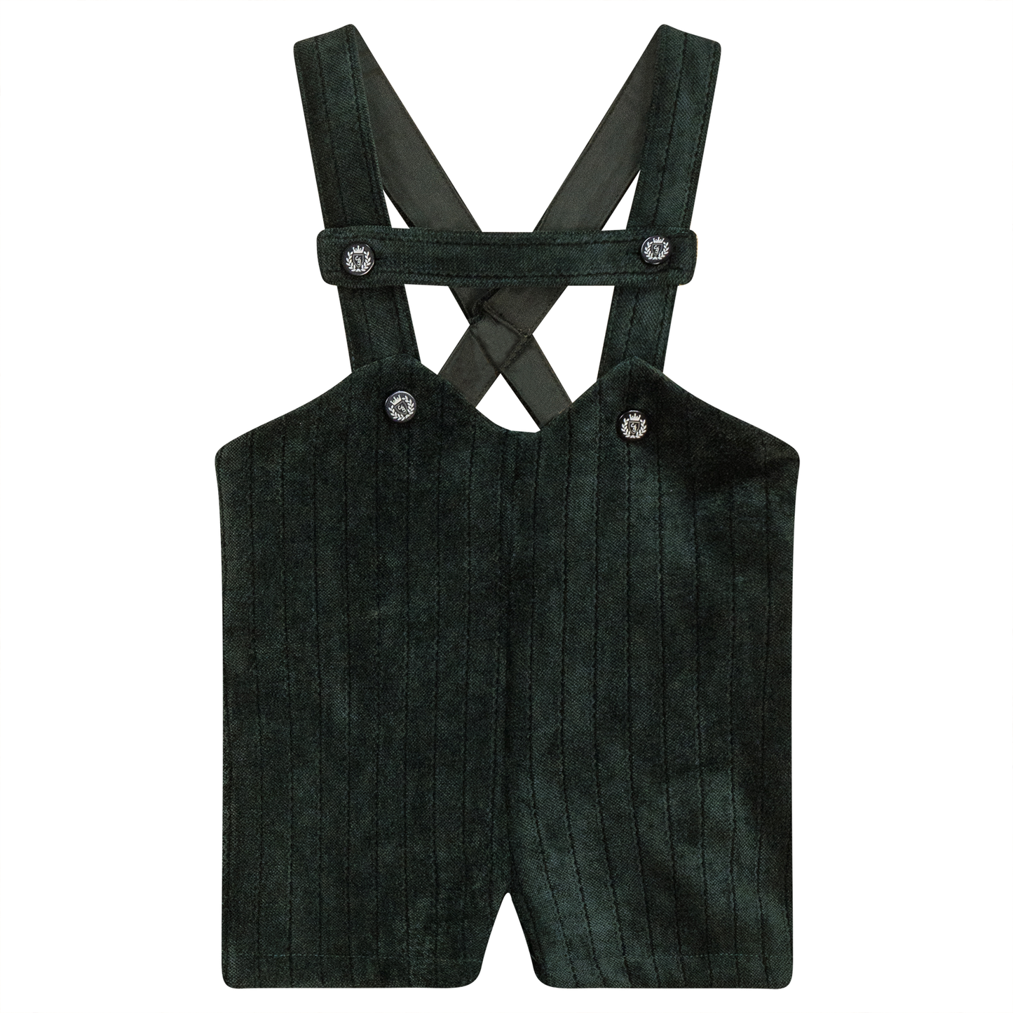 Stripe Velour Overall