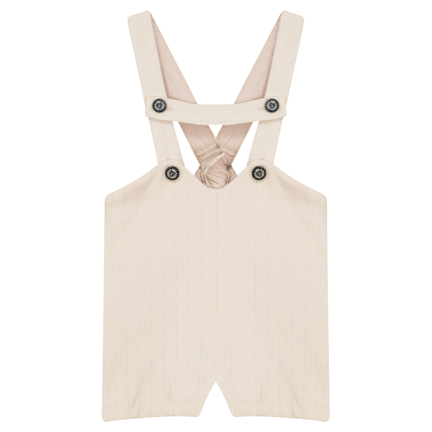 Stripe Velour Overall