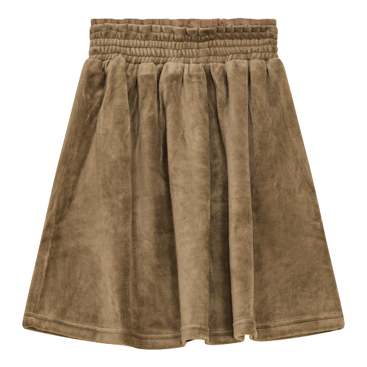 Velour A-Line Skirt