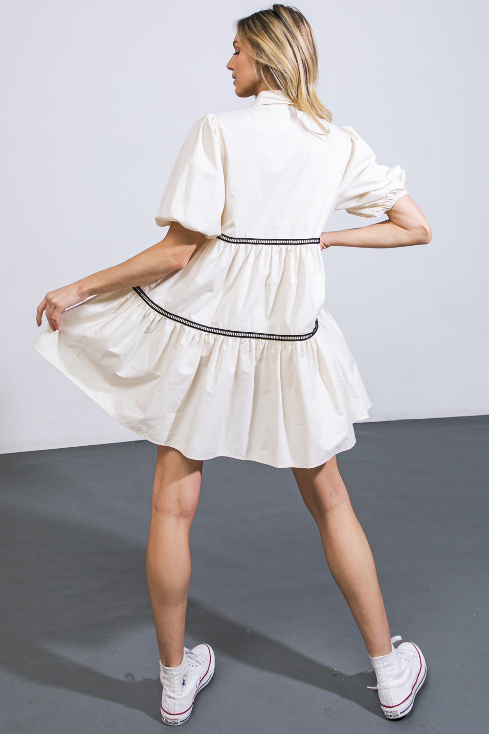 A Wow Moment Woven Mini Dress