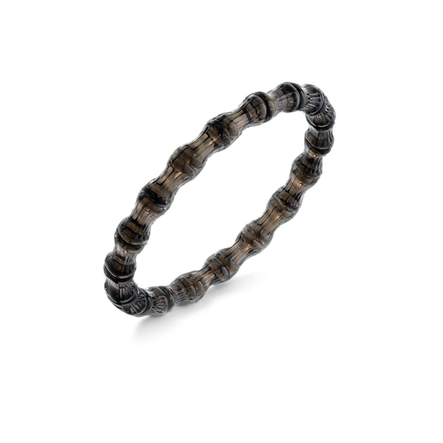 Bamboo Lucite Slip On Bangle