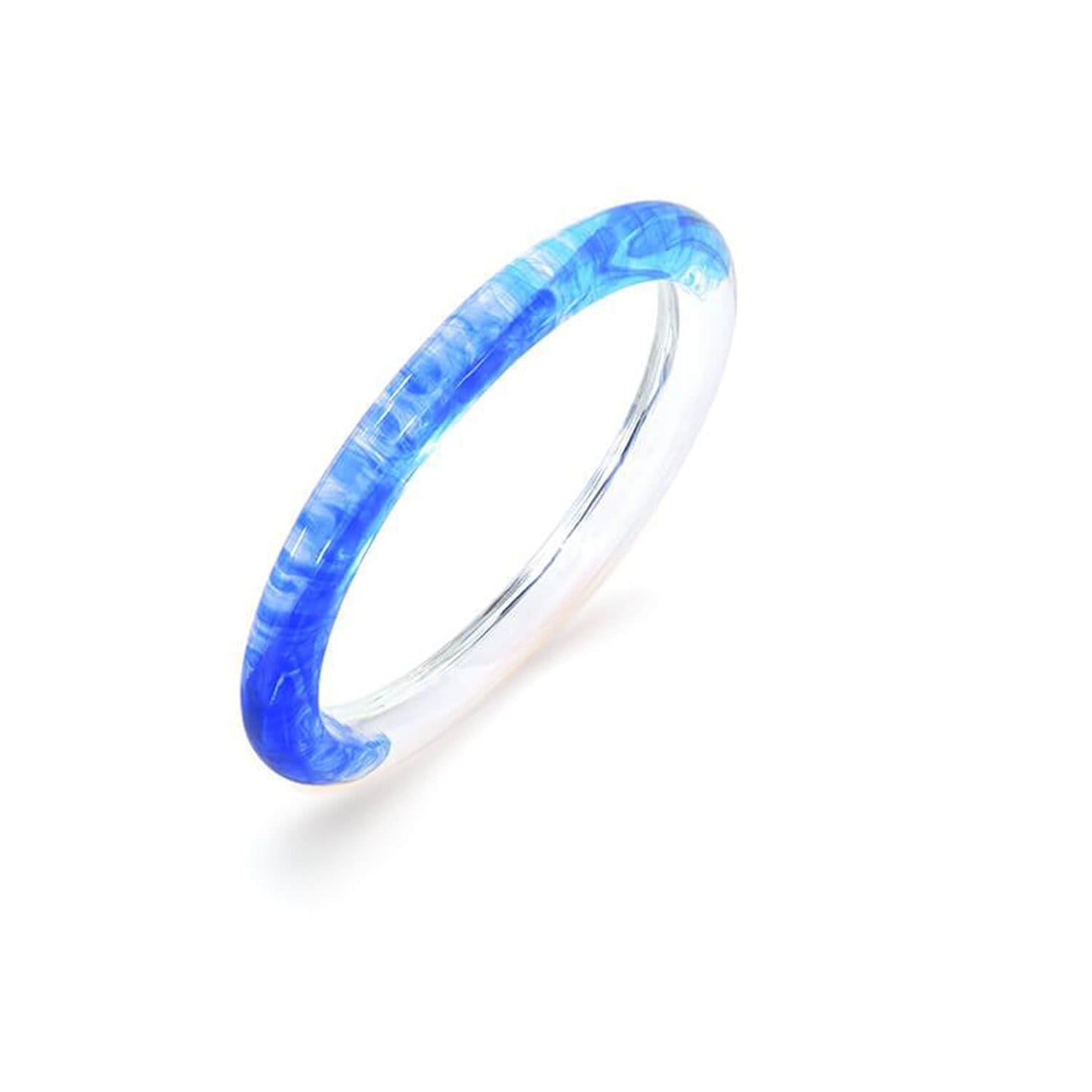 Tie Dye Slip On Lucite Bangles
