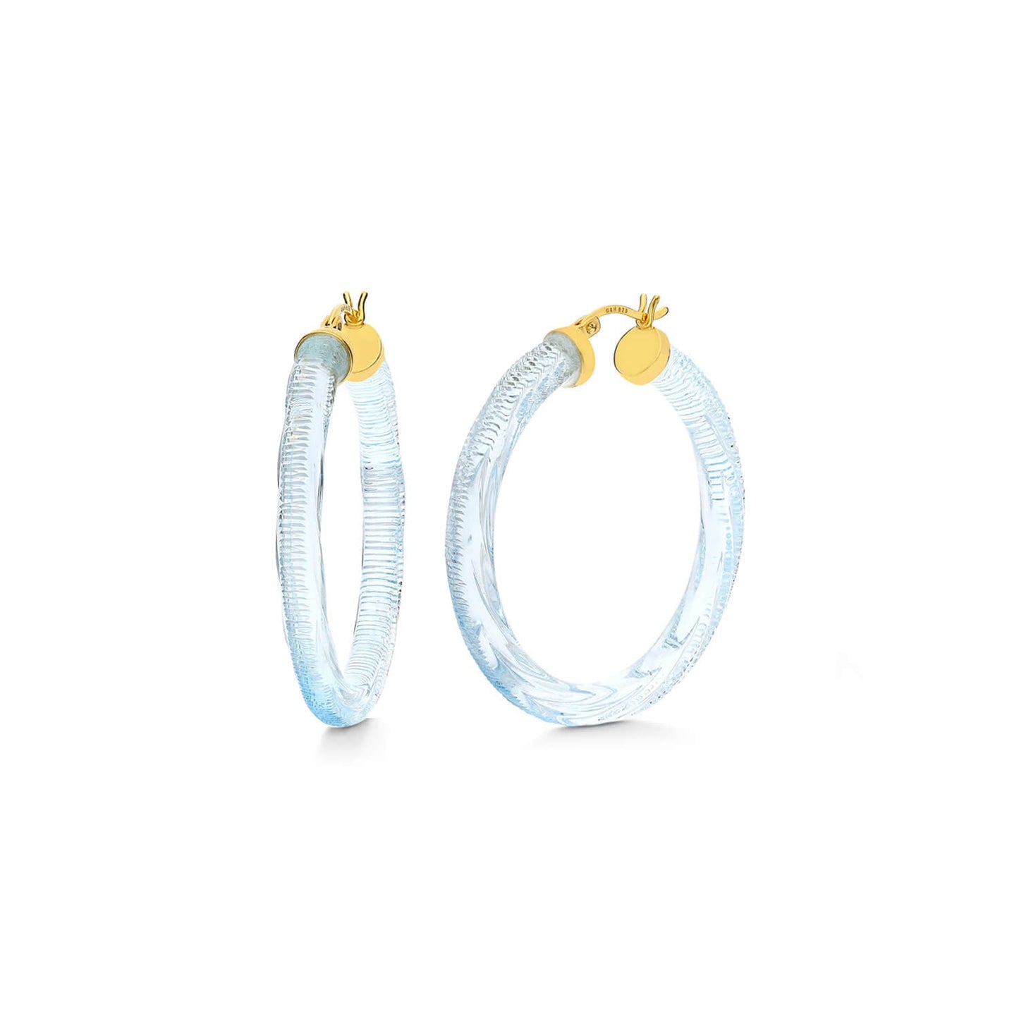 INSTYLE Lucite Hoop Earrings