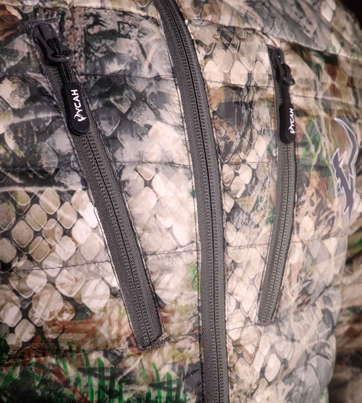 Vycah Cobalt Down Jacket - Fall Camo