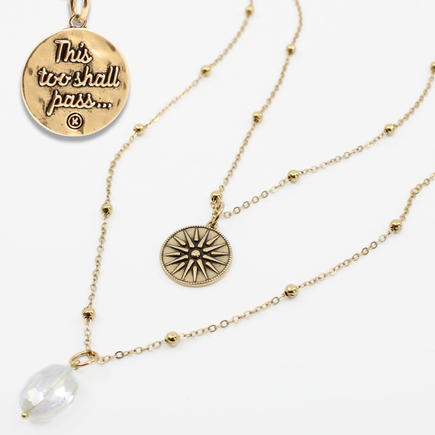 This Too Shall Pass Star Dainty Necklace