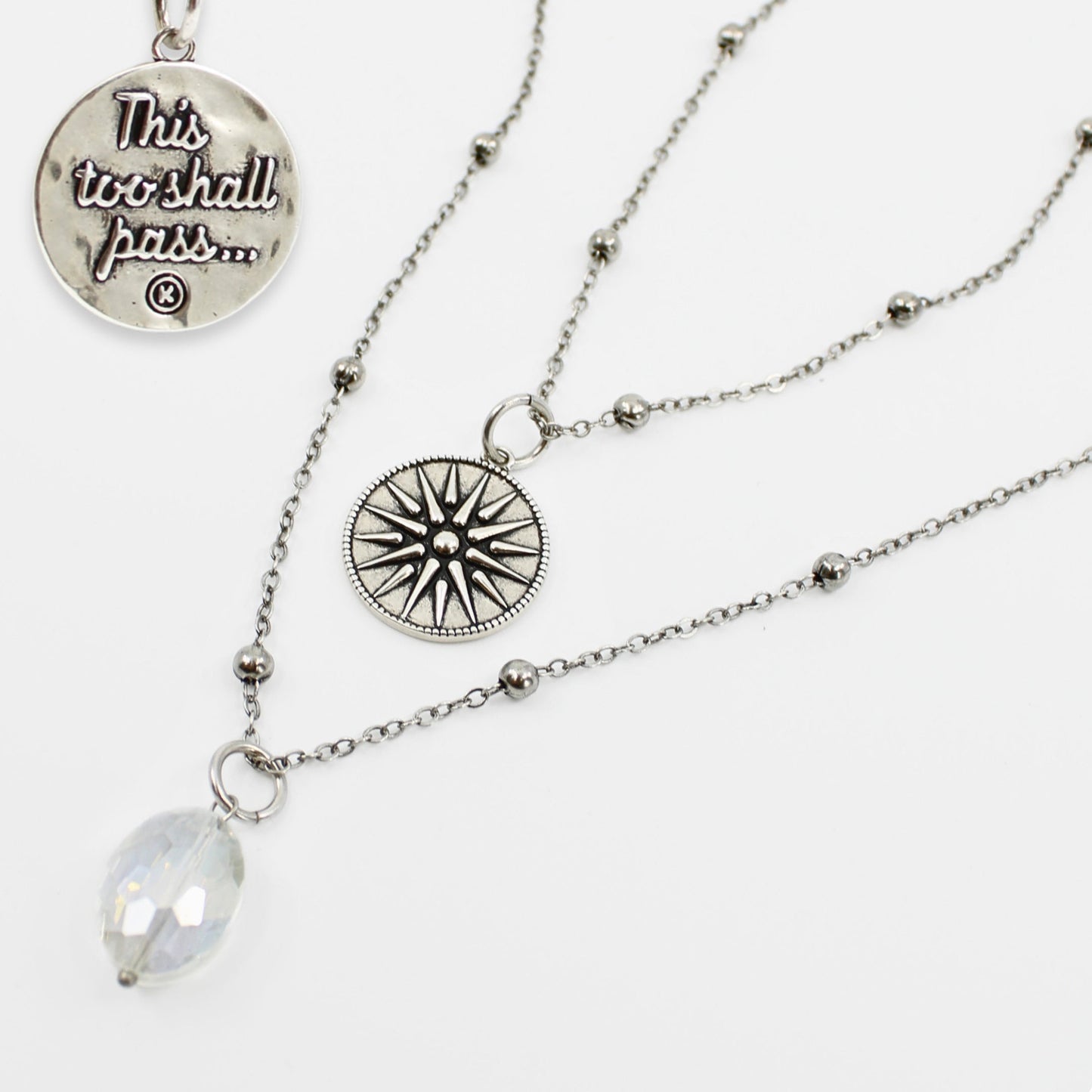 This Too Shall Pass Star Dainty Necklace