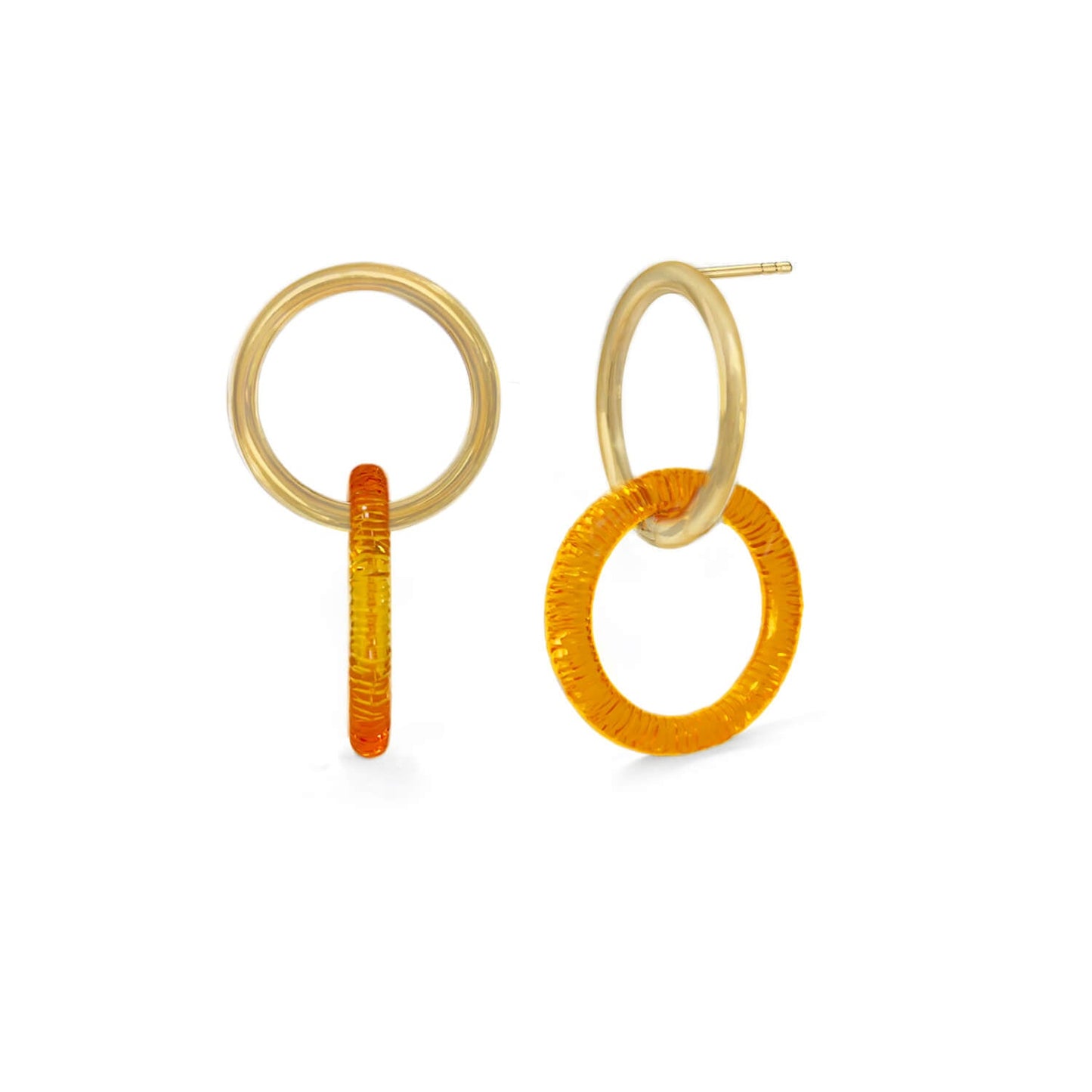 Double Drop Lucite Earrings
