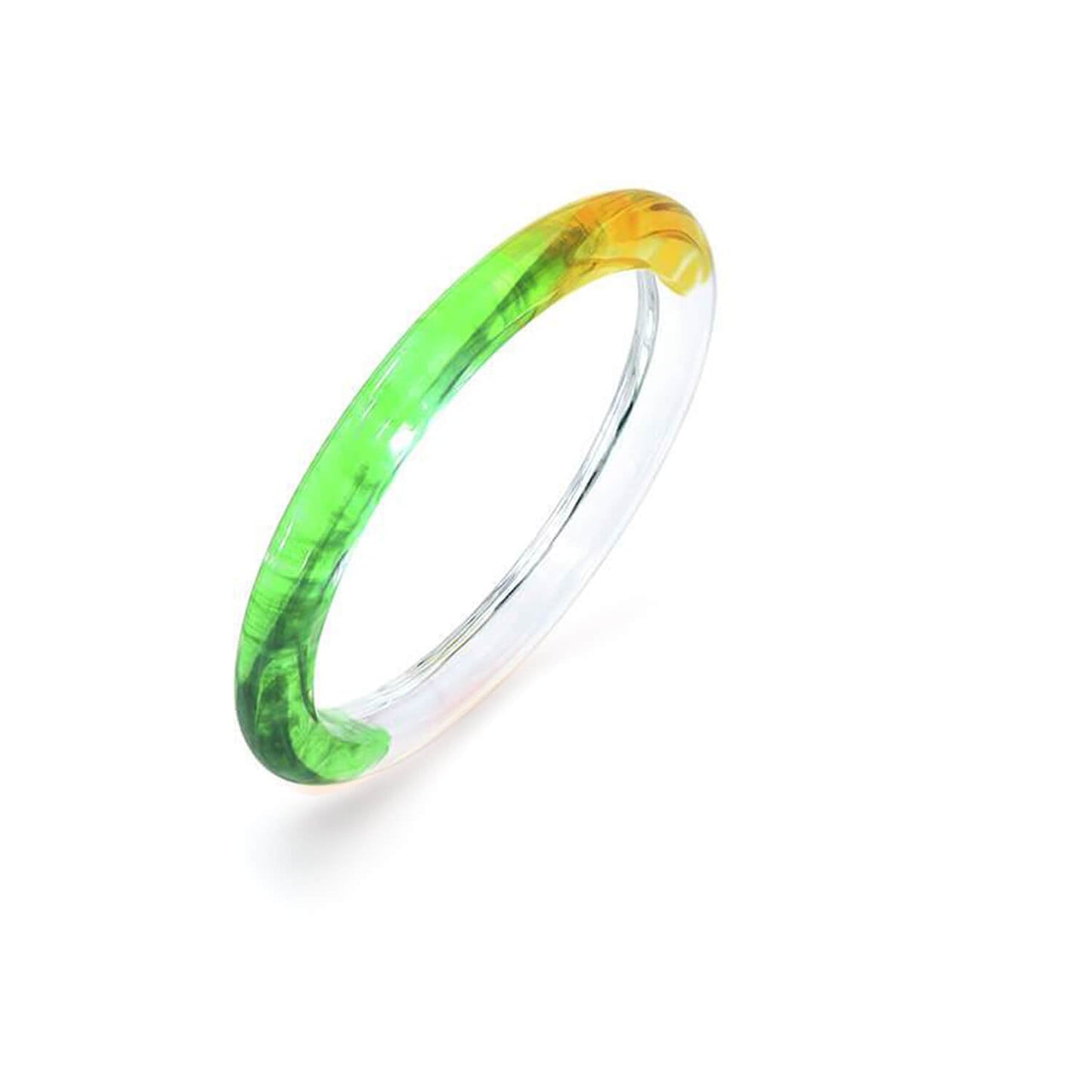 Tie Dye Slip On Lucite Bangles