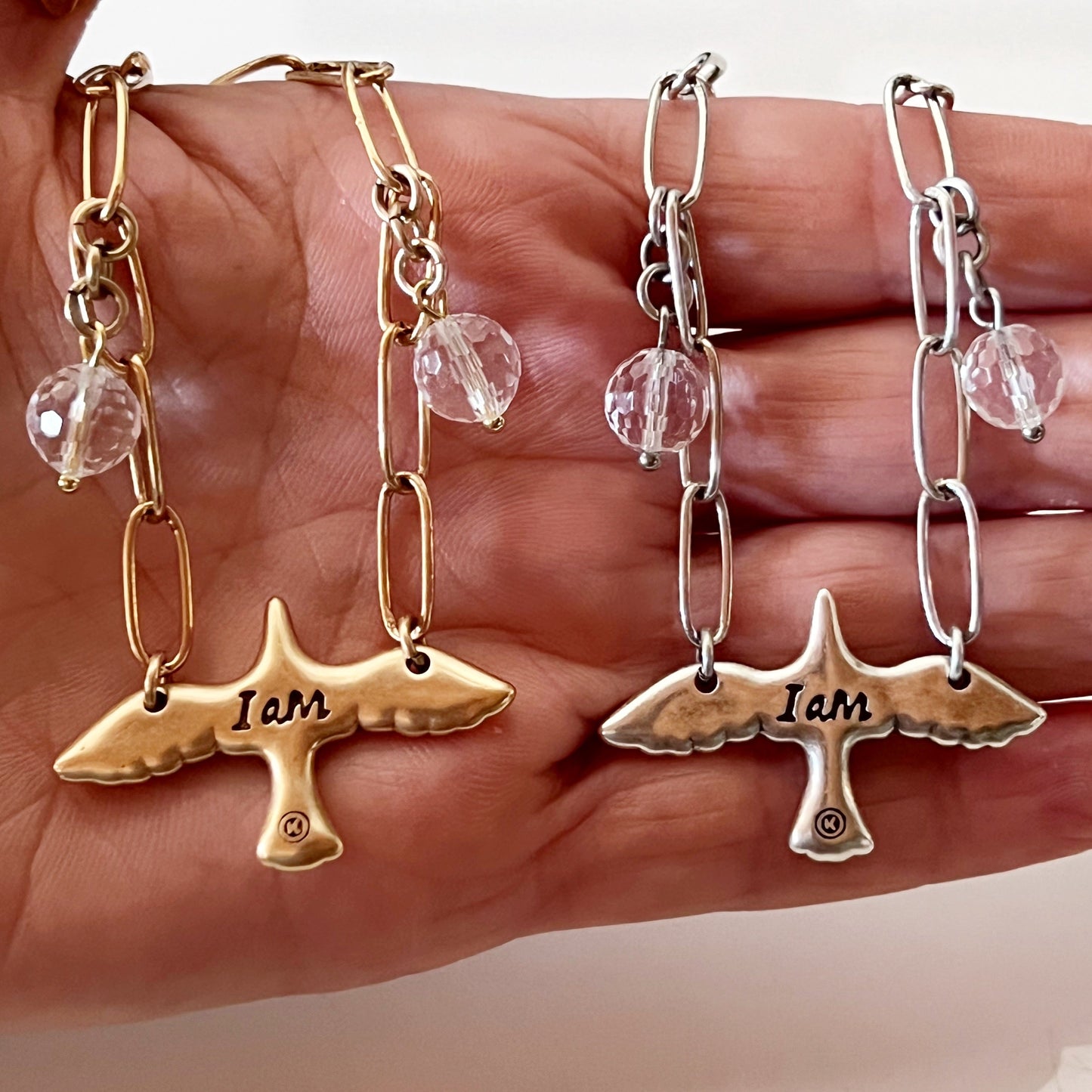 I Am Bird Long Chain Necklace