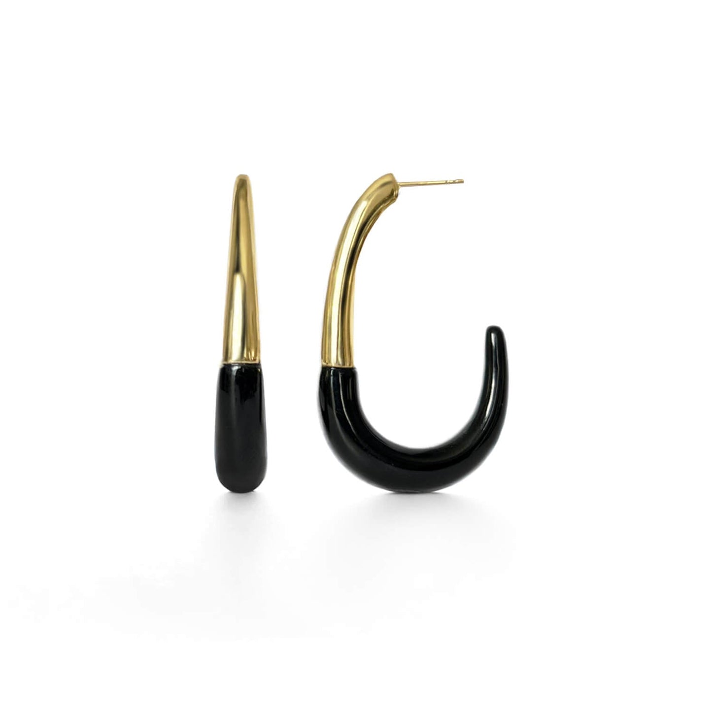 J Hoop Earrings