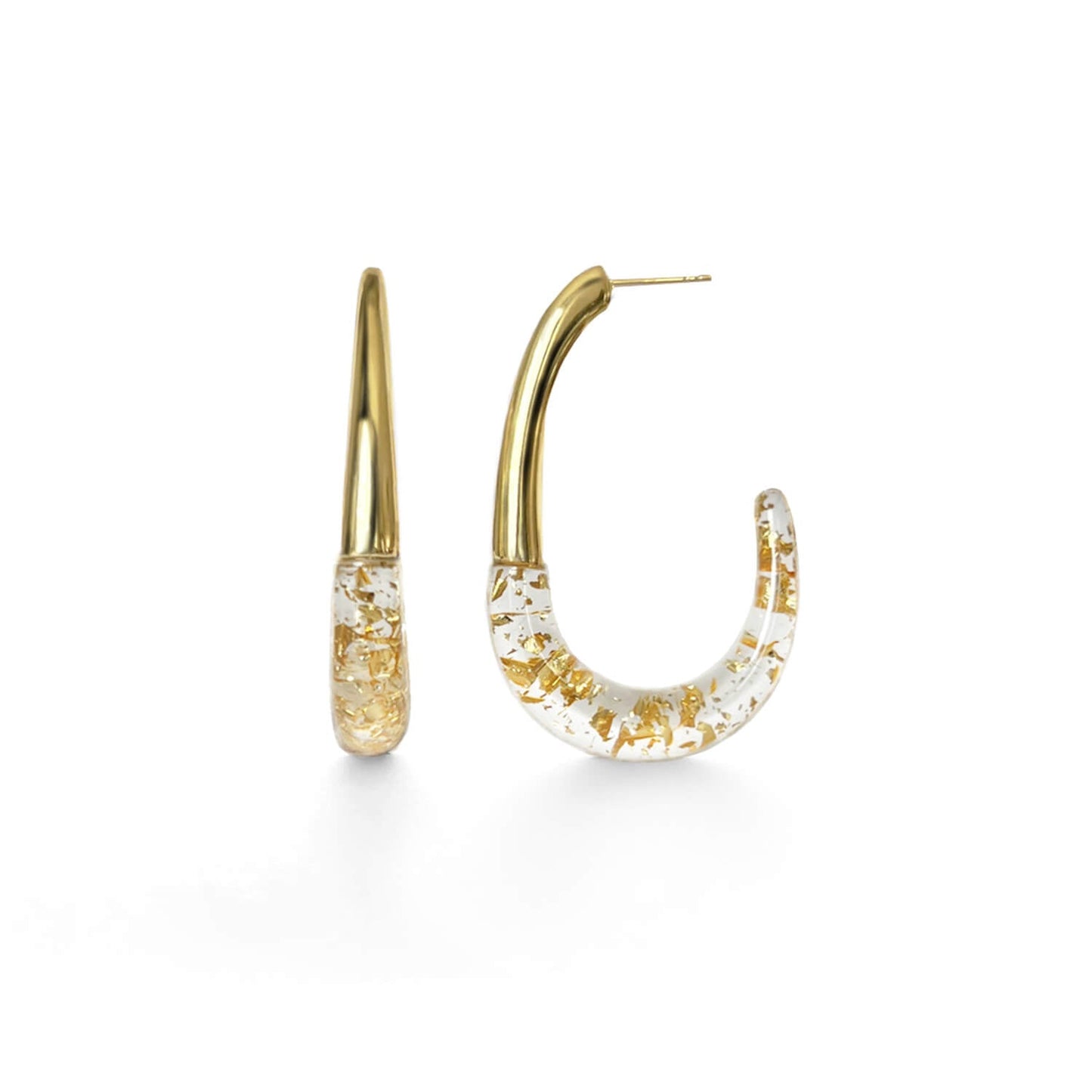 J Hoop Earrings