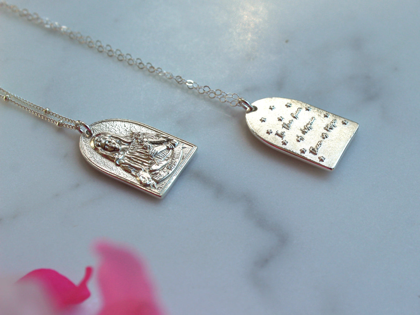 St. Catherine of Sweden Necklace in Sterling Silver
