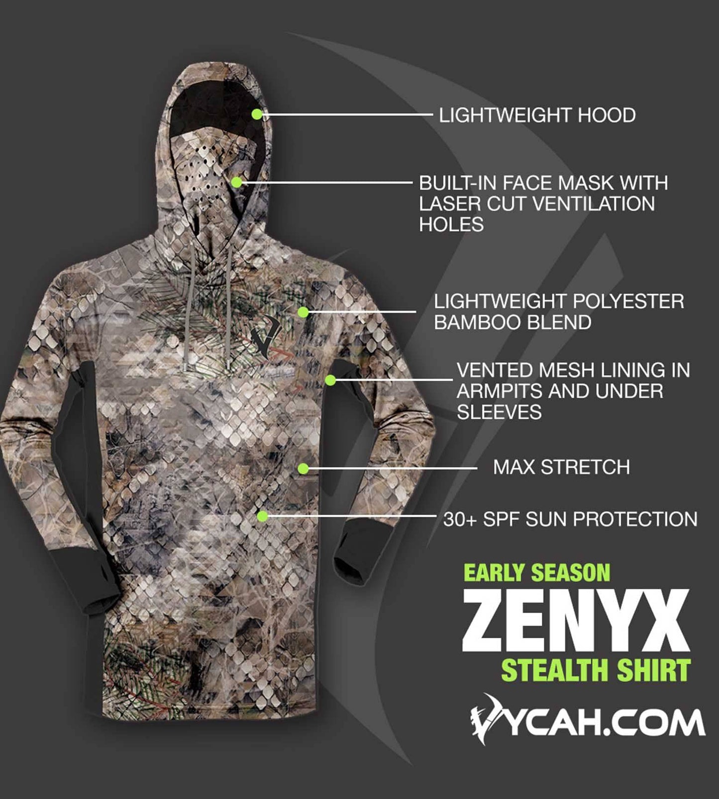 Vycah Zenyx Stealth Shirt - Fall Camo