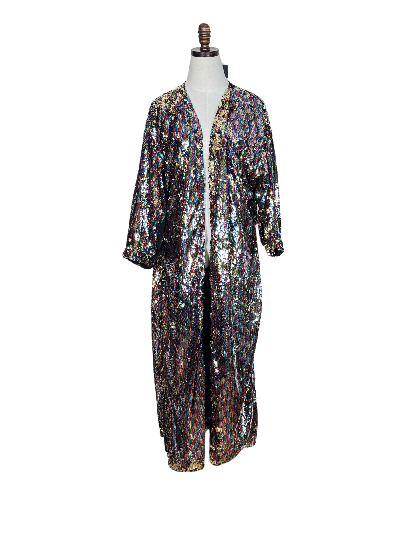 Rainbow Rage Sequin Cocoon Jacket PRE-ORDER