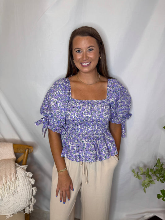 The Purple Babydoll Top