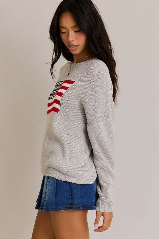 Round Neck Over Sized Sweater Top