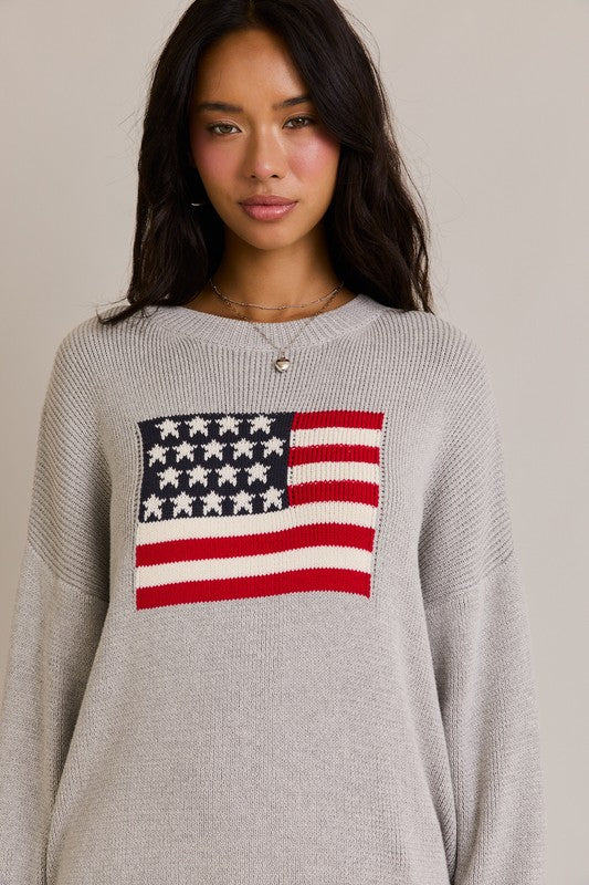Round Neck Over Sized Sweater Top