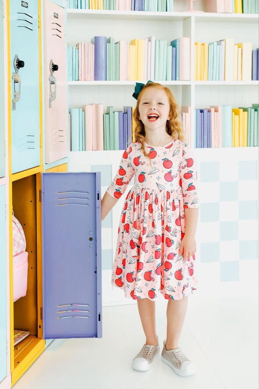 Star Student Pocket Twirl Dress