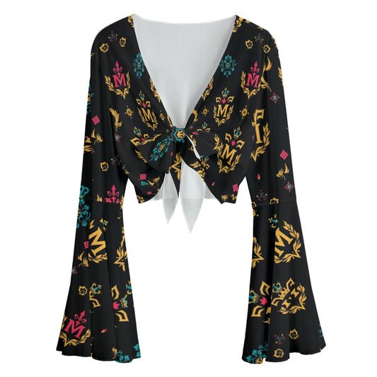 All-Over Print Women's Blouse Munsieur Signature Design