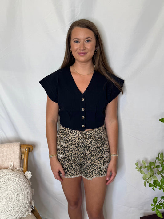The Leopard Print Shorts
