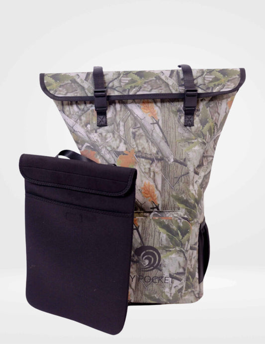 Waterproof Auto Sealing Floatable Scent Proof Camo Dry Bag 25-Liter