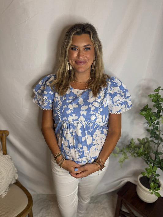 The Flirty Floral Top