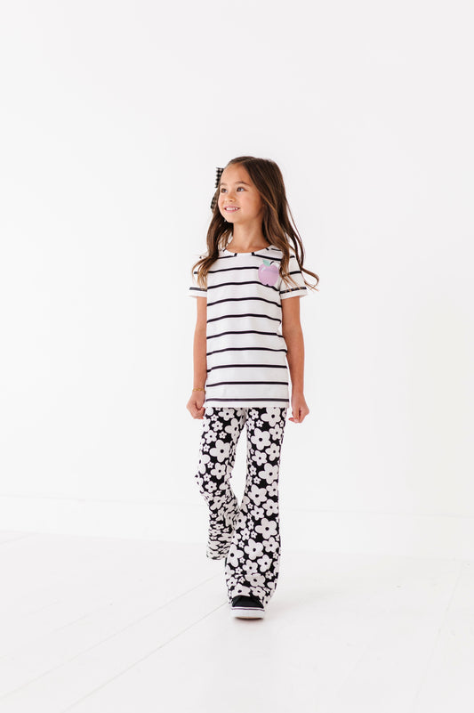Pocket Apple Stripe Tee