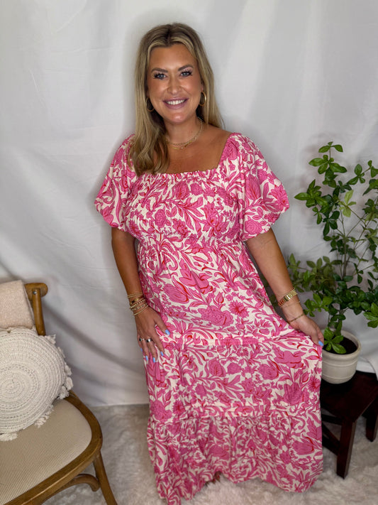The Savannah Smocked Maxi