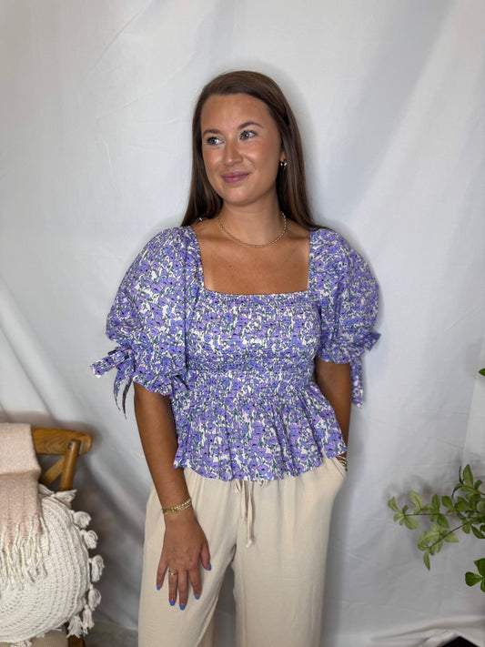 The Purple Babydoll Top